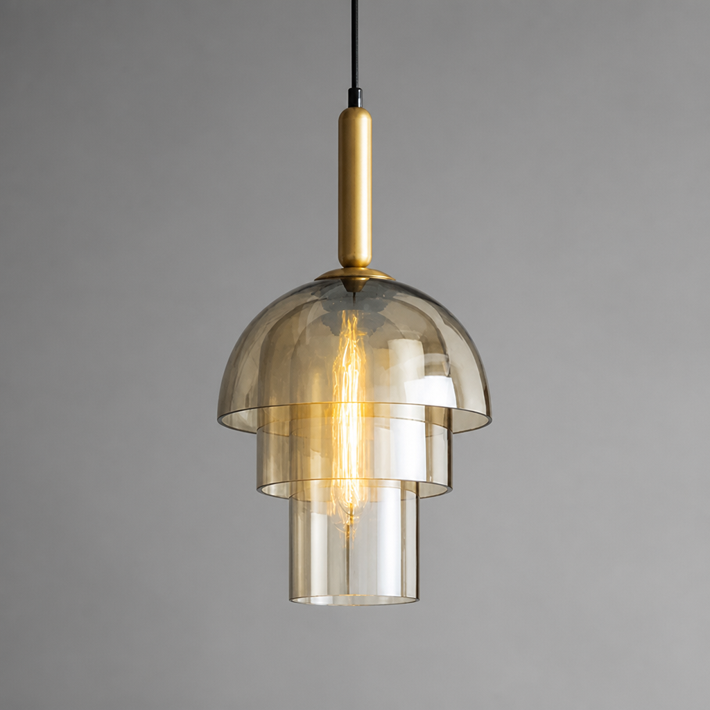 Scandinavian Champagne Glass Multi-Tier Pendant Light - Image 9