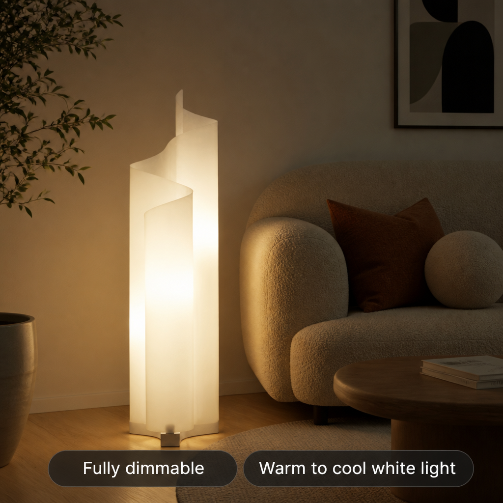 Scandinavian Glacier LED Floor Lamp - Image 2