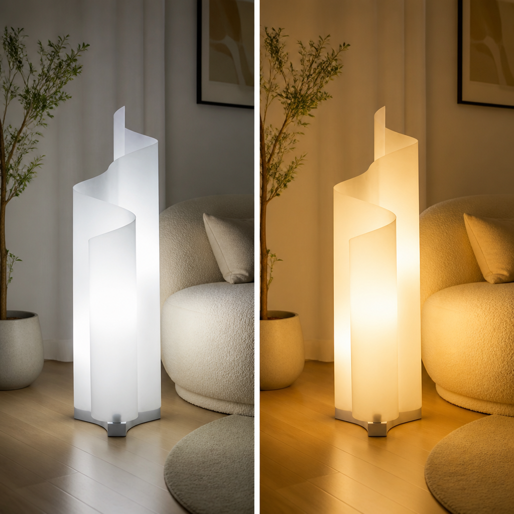 Scandinavian Glacier LED Floor Lamp - Image 3