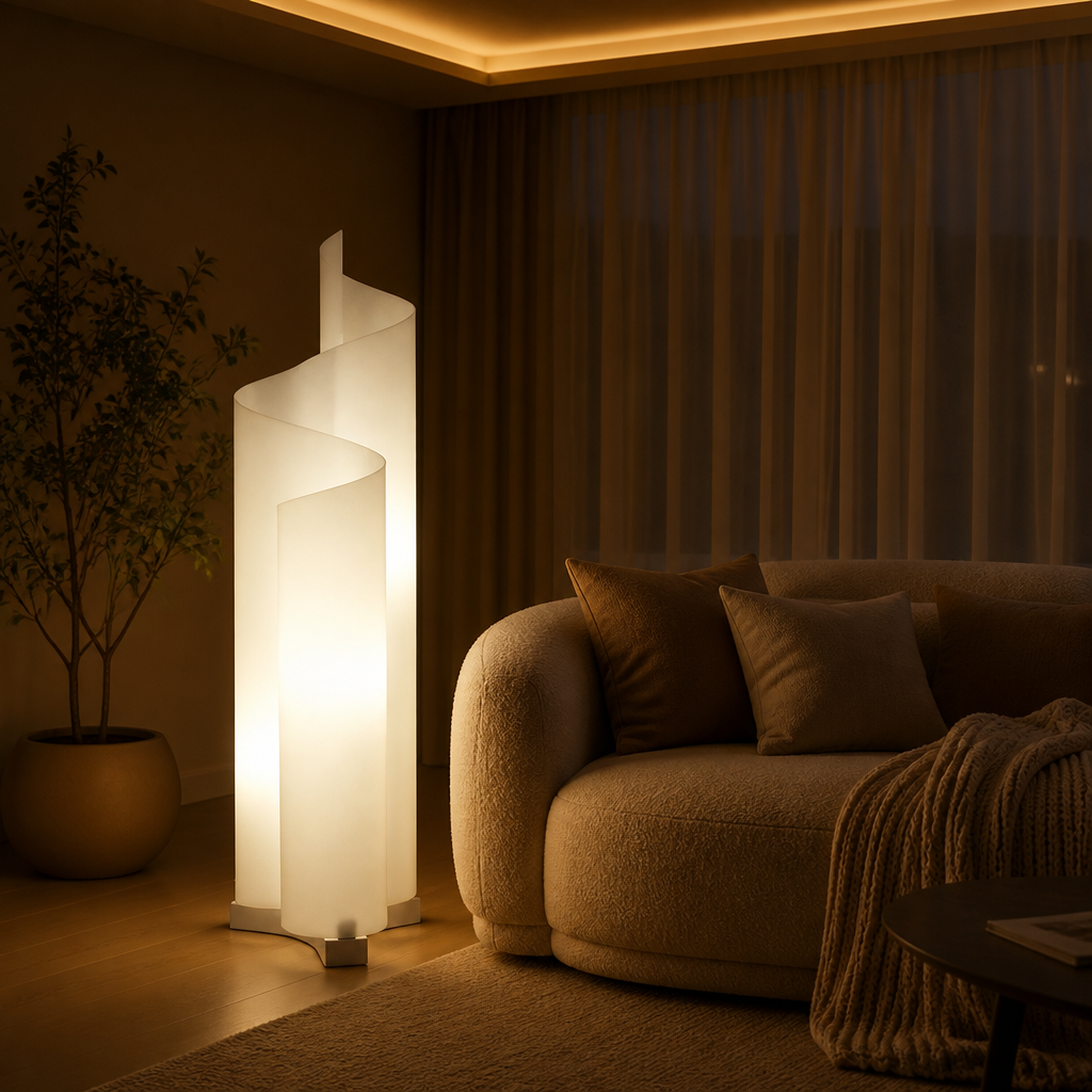 Scandinavian Glacier LED Floor Lamp - Image 7