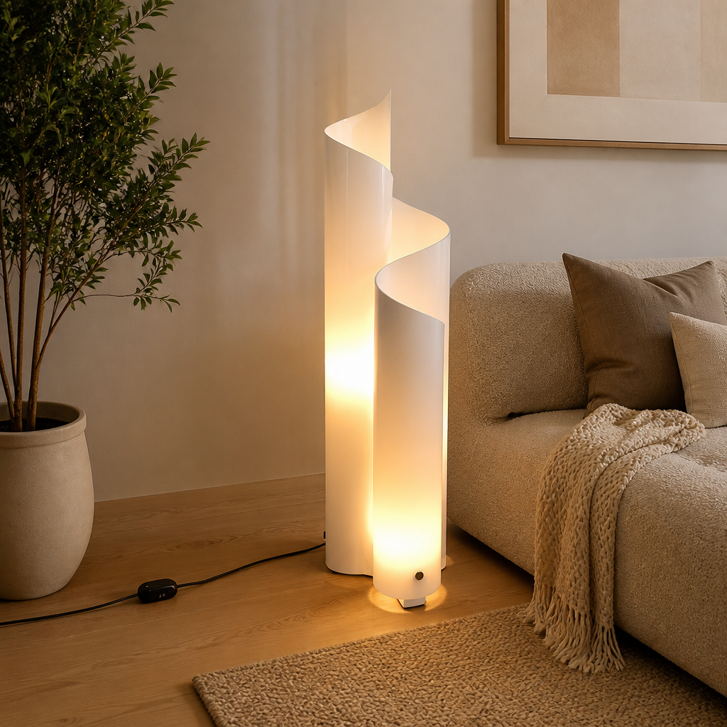 Scandinavian Glacier LED Floor Lamp - Image 9