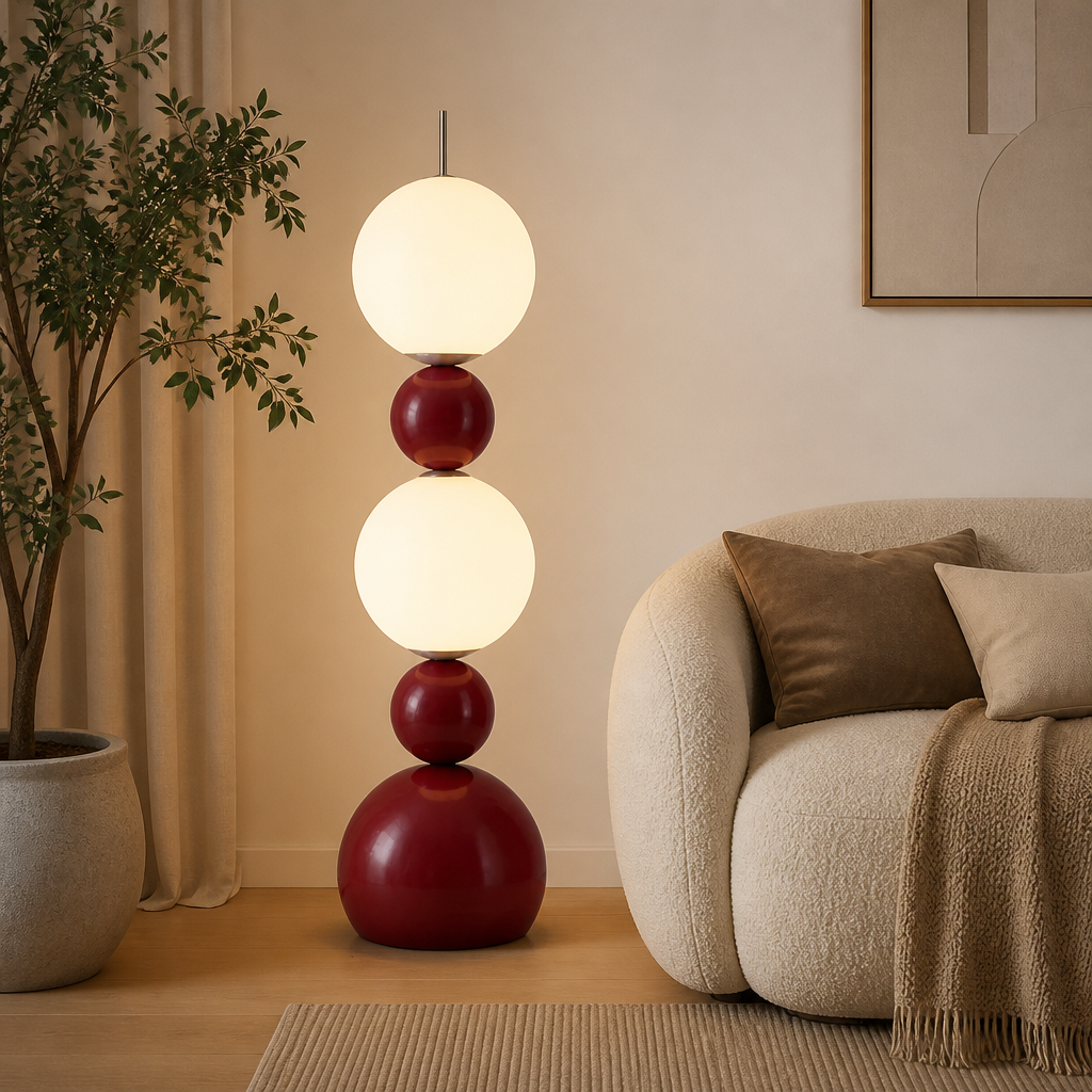 Scandinavian LED Gourd Floor Lamp - Image 11