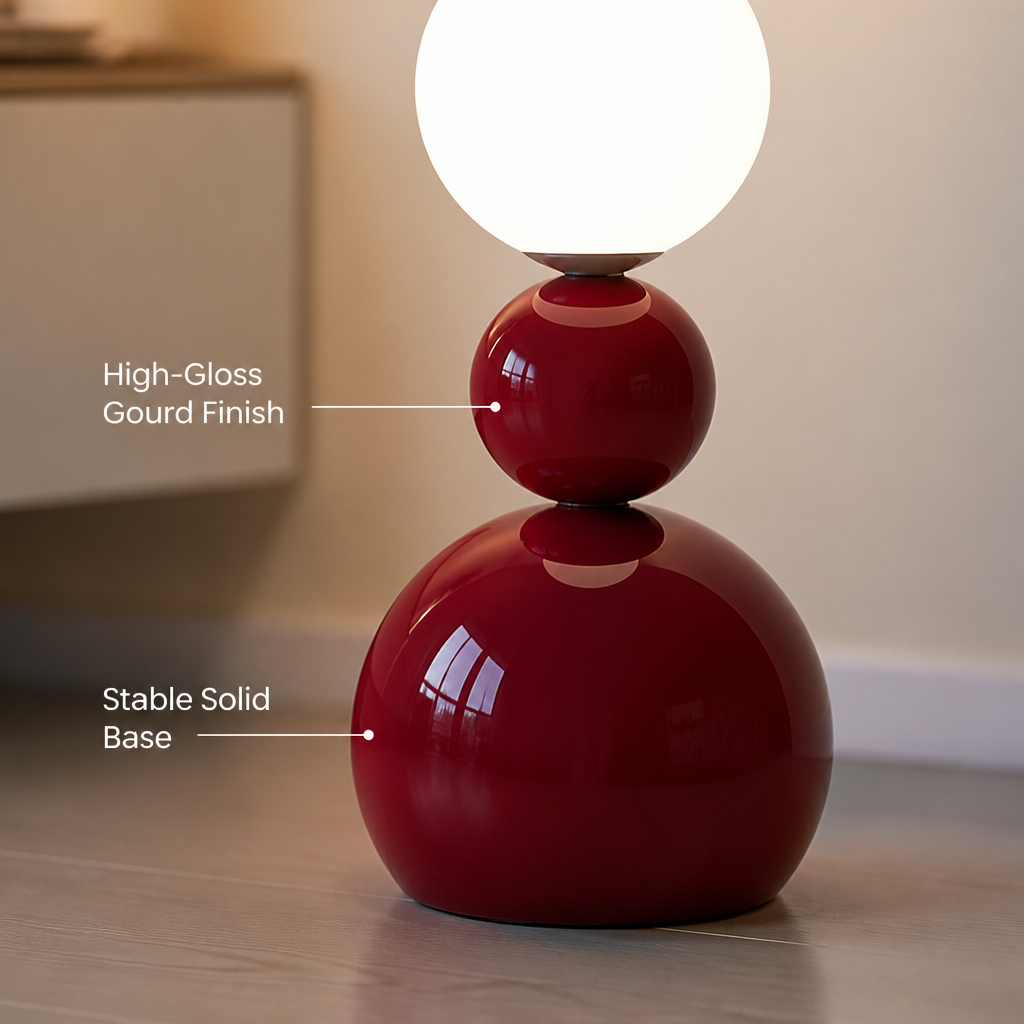 Scandinavian LED Gourd Floor Lamp - Image 4