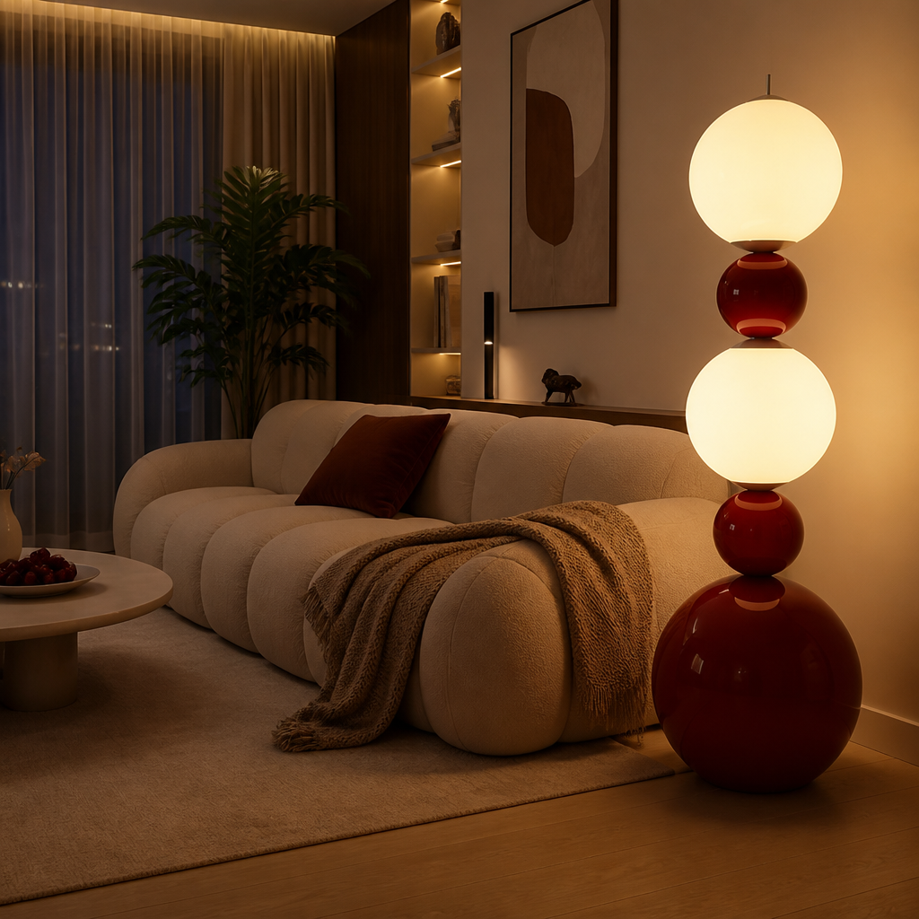 Scandinavian LED Gourd Floor Lamp - Image 7