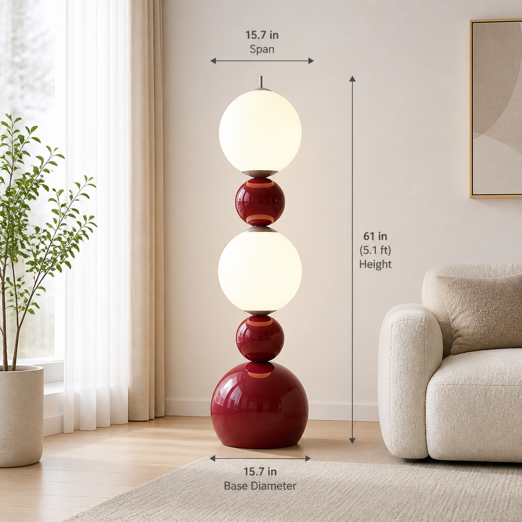 Scandinavian LED Gourd Floor Lamp - Image 8