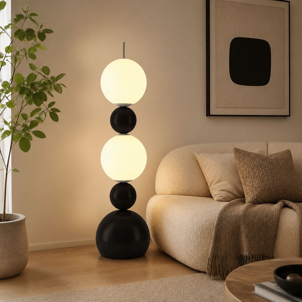 Scandinavian LED Gourd Floor Lamp - Image 9