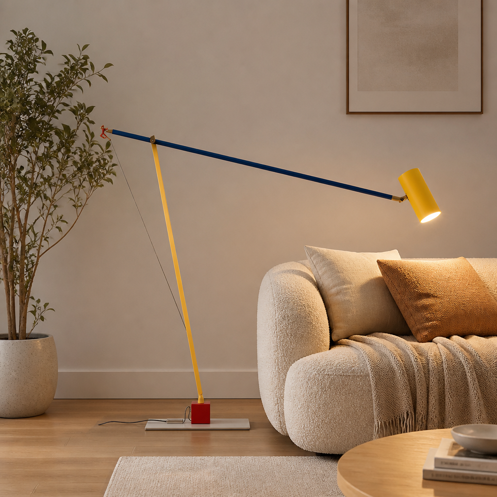 Scandinavian LED Long Arm Floor Lamp - Image 10